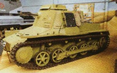 圖為I號前觀指揮車。I號戰車於1934服役，為德軍的首型戰車。